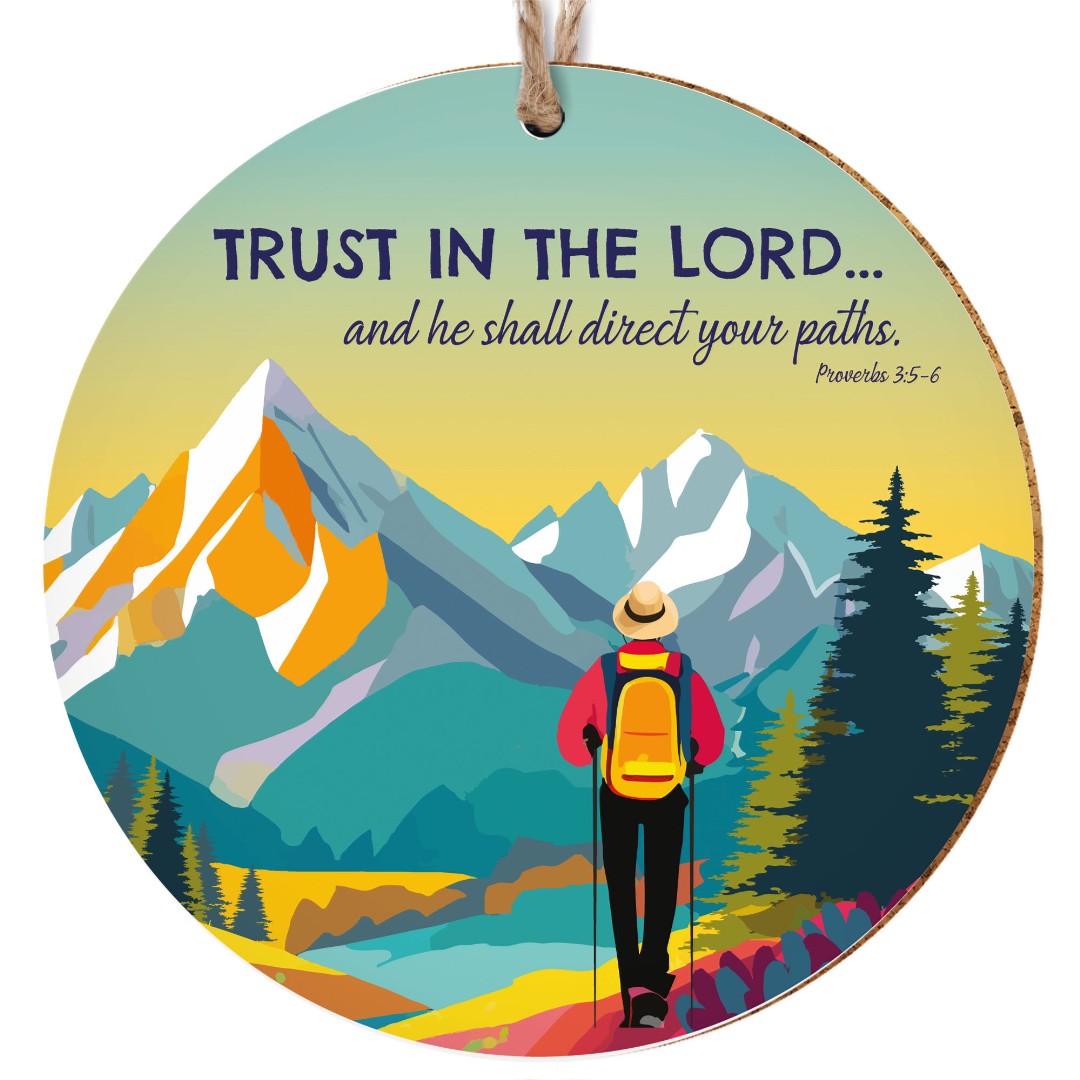 Trust In The Lord Ceramic Hanging Decoration