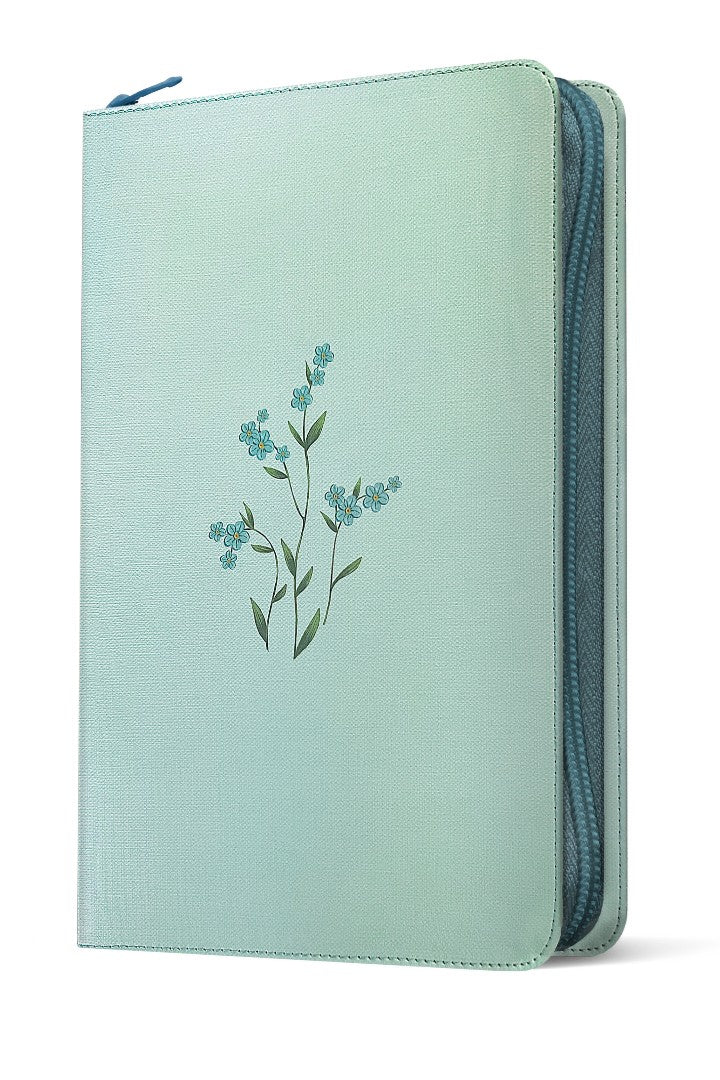 NLT Large Print Thinline Reference Zipper Bible