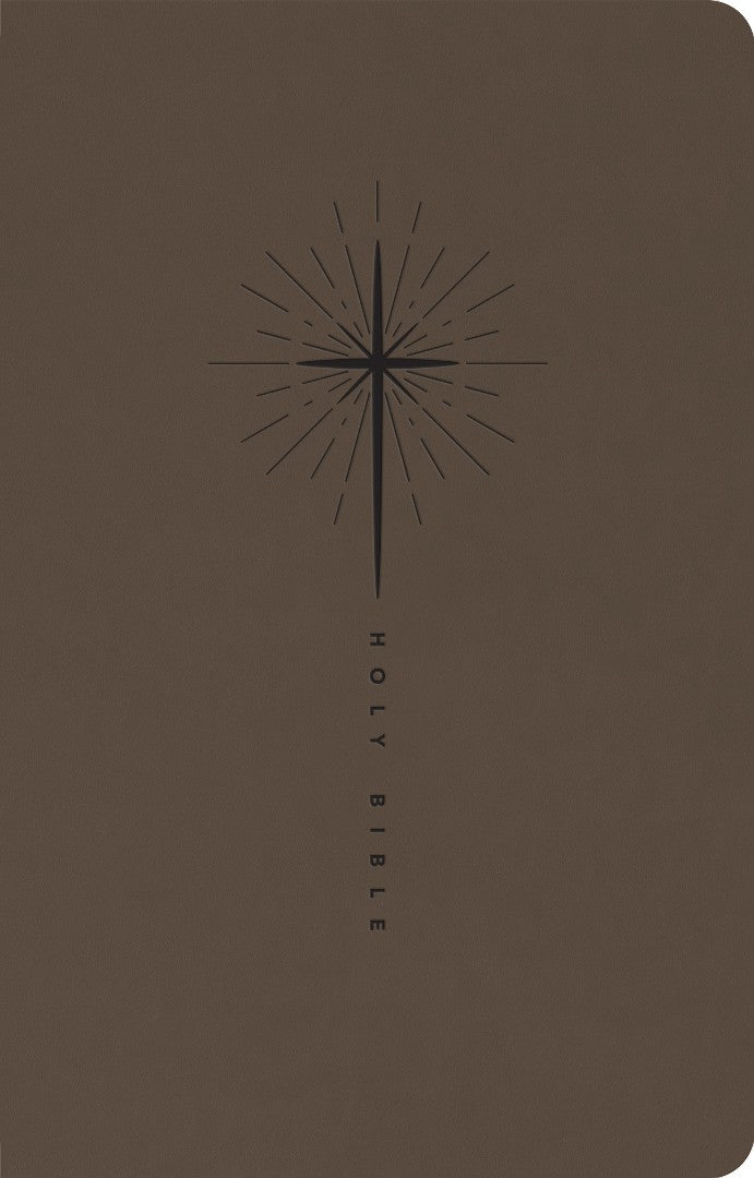 NLT Premium Gift Bible, Filament Enabled, Star Cross Taupe