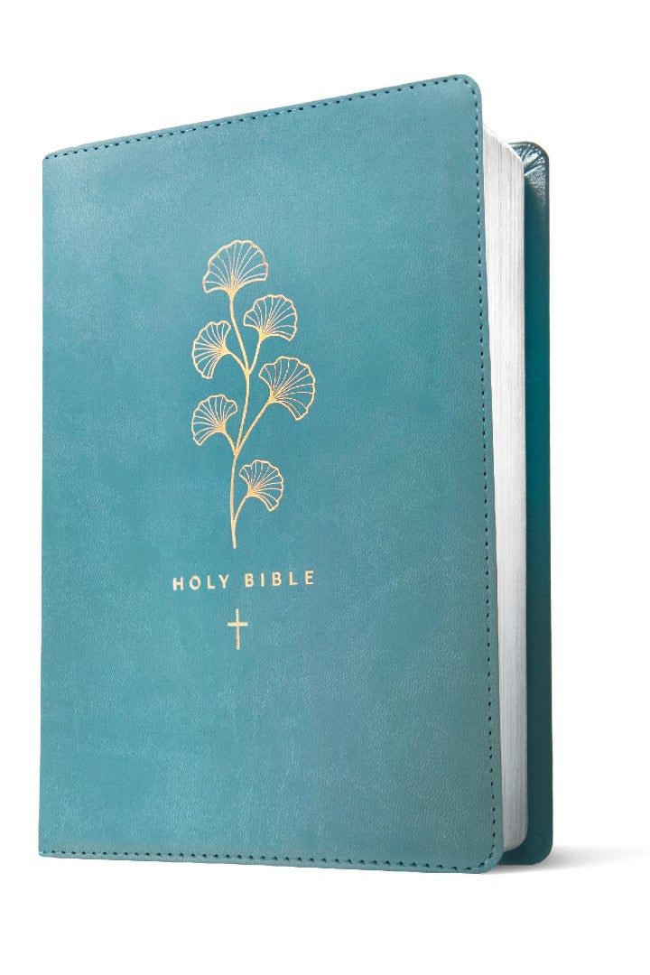 NLT Premium Gift Bible, Filament Enabled, Teal Cross