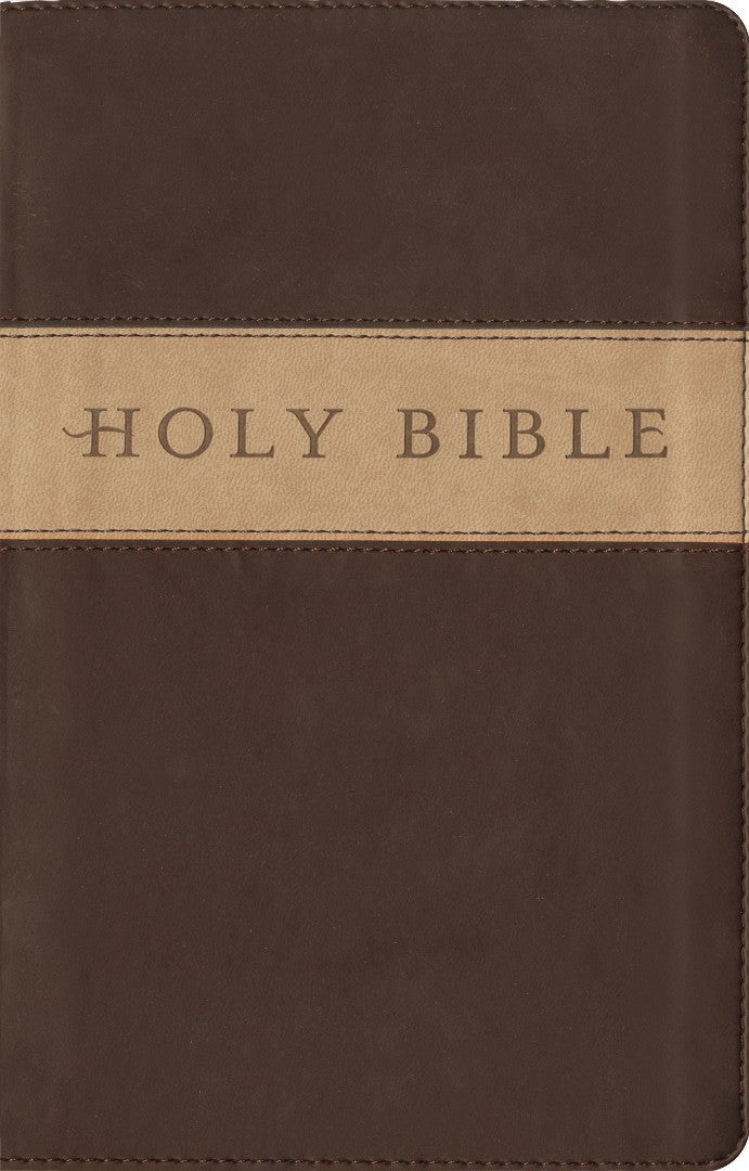 NLT Premium Gift Bible, Filament Enabled, Dark Brown/Tan