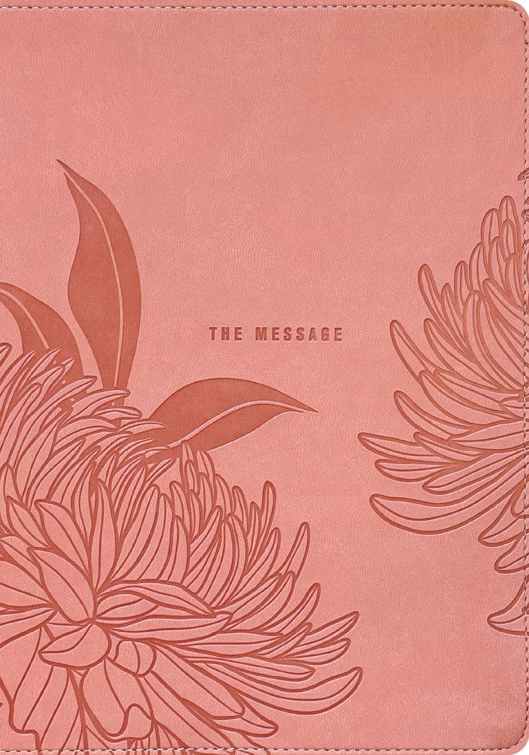 Message Deluxe Gift Bible, Large Print, Dusty Pink