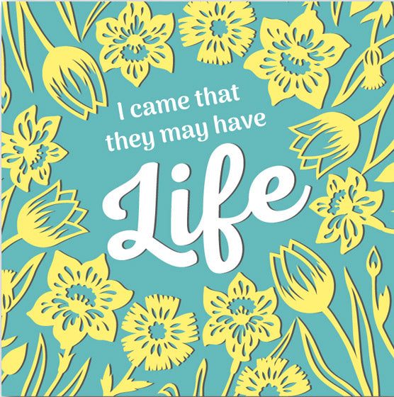 Easter Mini Cards - I Came That They May Have Life (5 Pack) - Re-vived