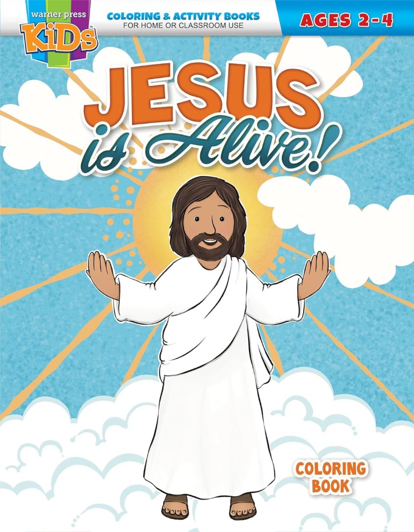 Jesus is Alive Coloring Book, Ages 2-4 - Re-vived
