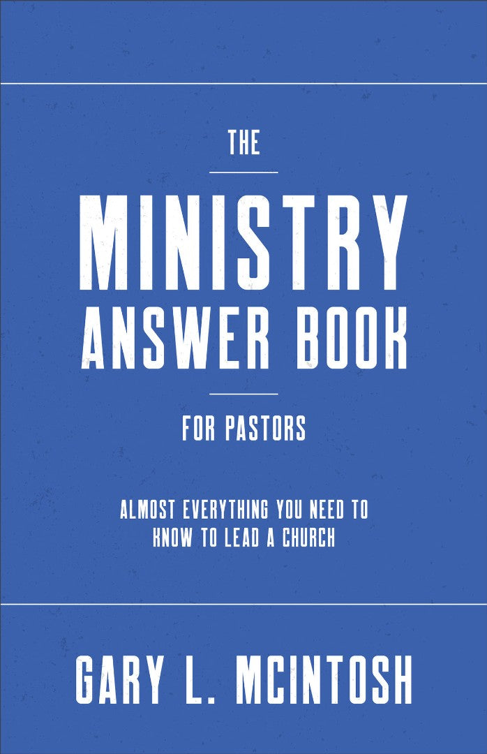 The Ministry Answer Book for Pastors
