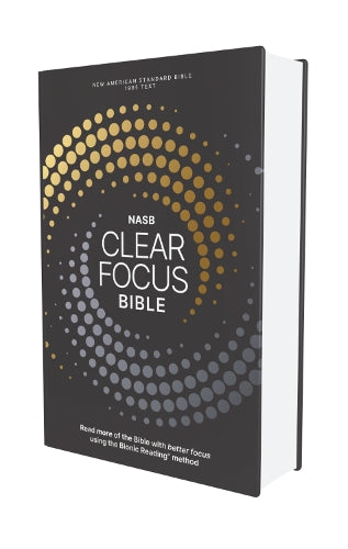 NASB, Clear Focus Bible, Charcoal & Gold
