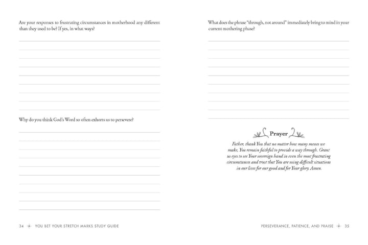 You Bet Your Stretch Marks Study Guide - Re-vived