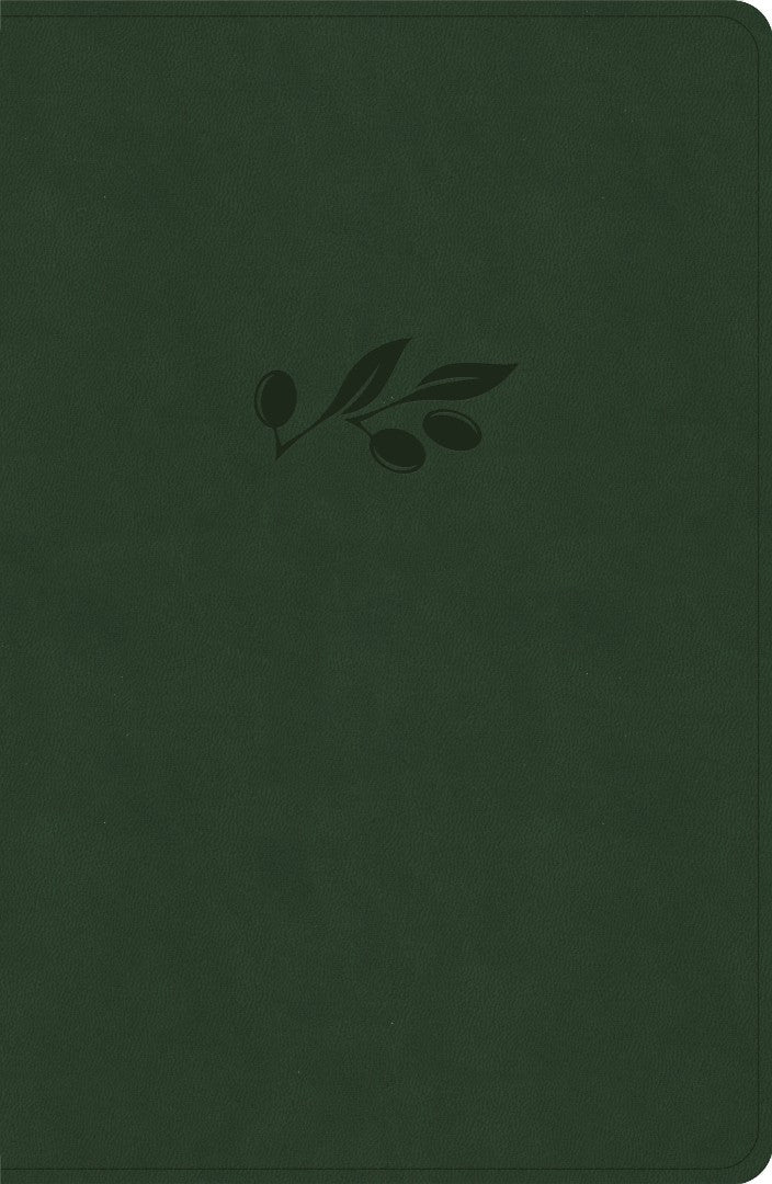 NASB Personal Size Giant Print Bible, Olive, Indexed - Re-vived