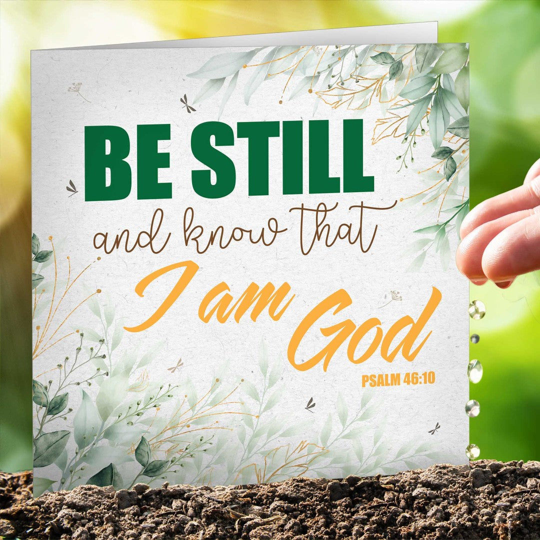 Be Still Seeded Card