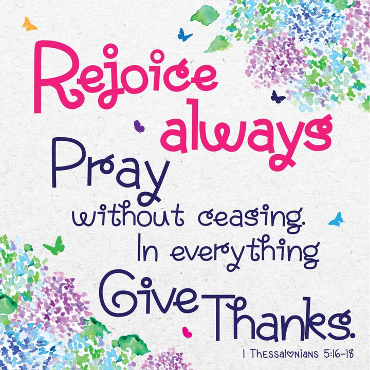Rejoice Always Seeded Card