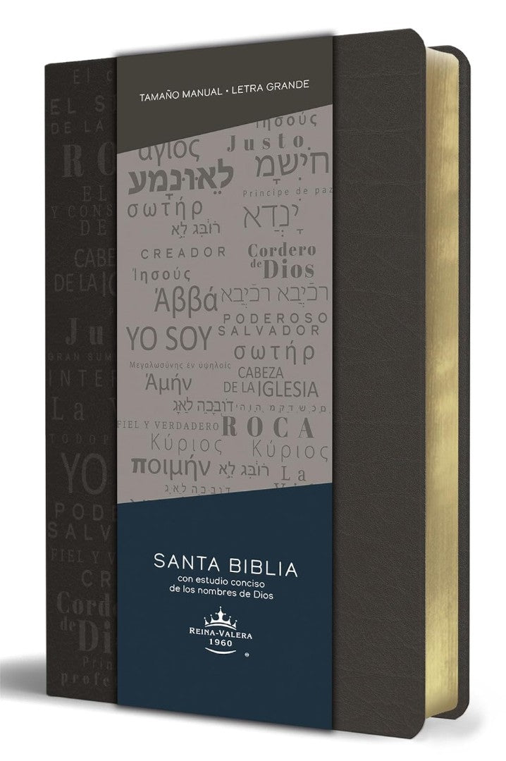 Biblia Rvr 1960 Letra Grande Tamaño Manual, Simil Piel