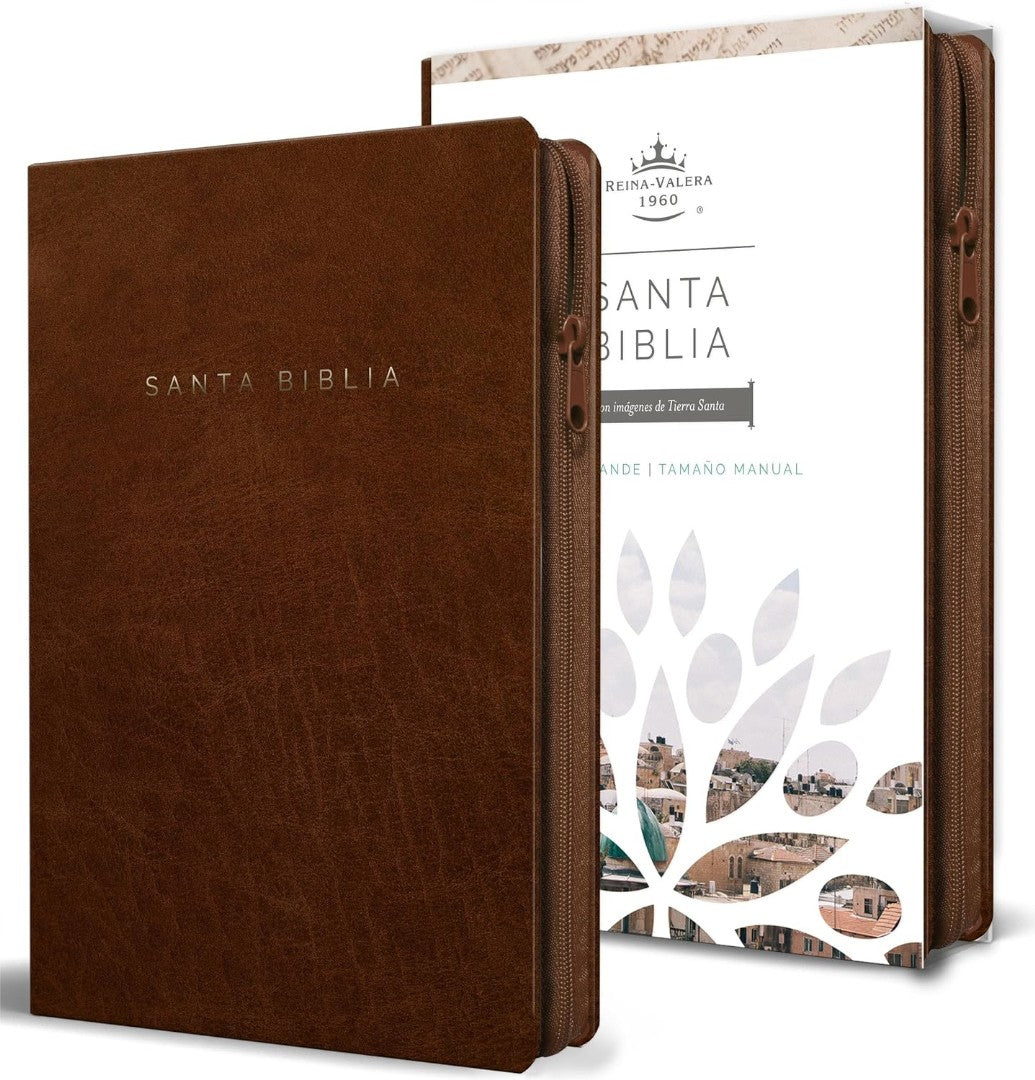 Biblia Reina Valera 1960 Letra Grande, Símil Piel Canela