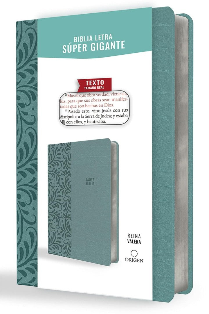 Biblia Reina Valera Letra SúPer Gigante, Símil Piel
