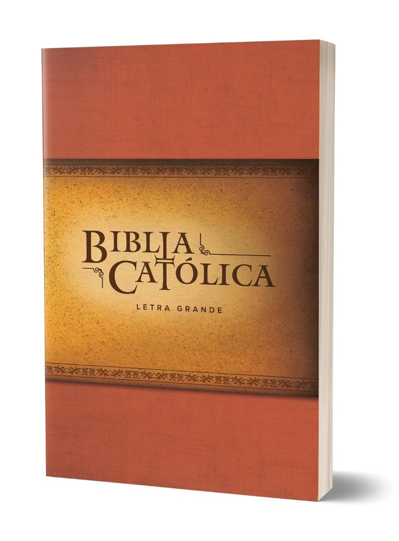 La Biblia Católica: Tapa Blanda, Tamaño Grande, Letra Grande
