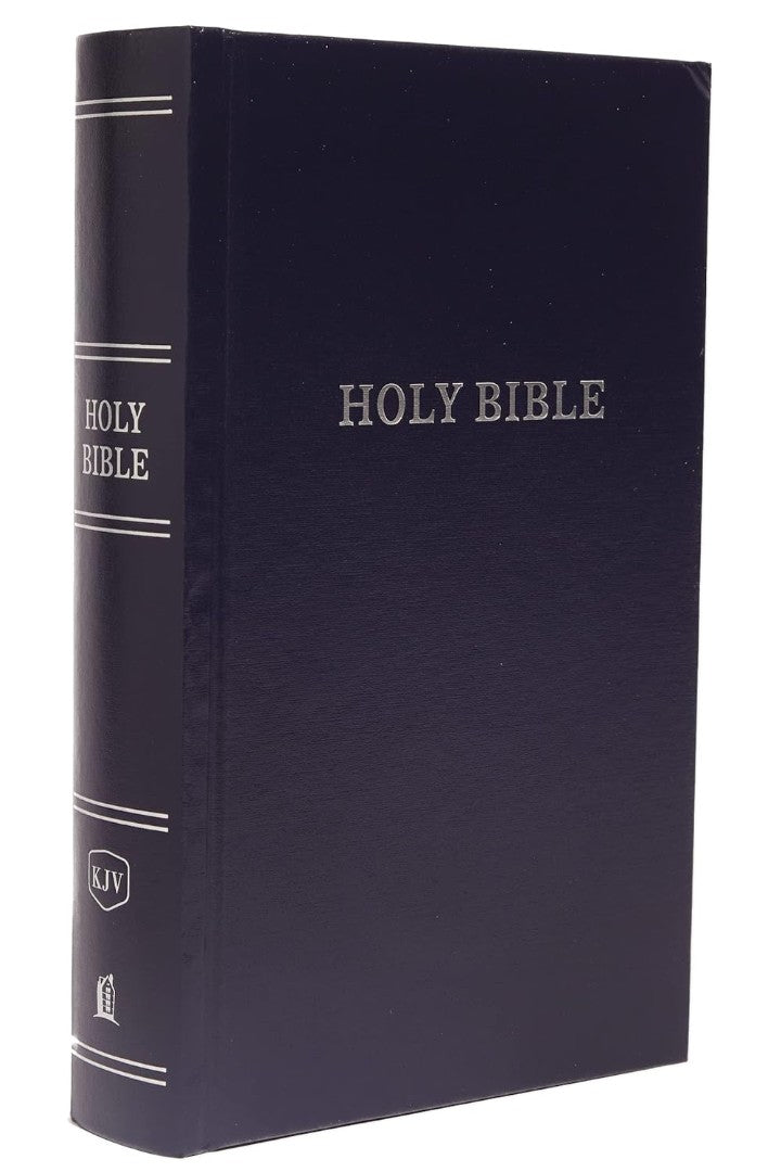 KJV Pew Bible, Hardcover, Blue, Red Letter, Comfort Print