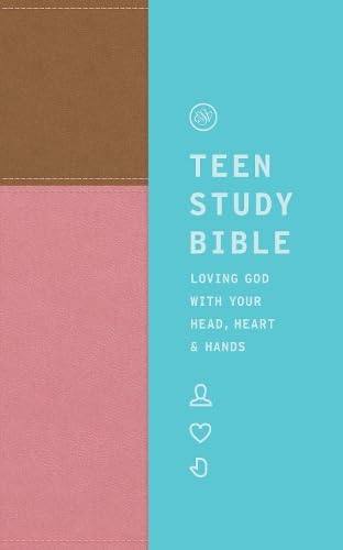 ESV Teen Study Bible, Blush/Caramel