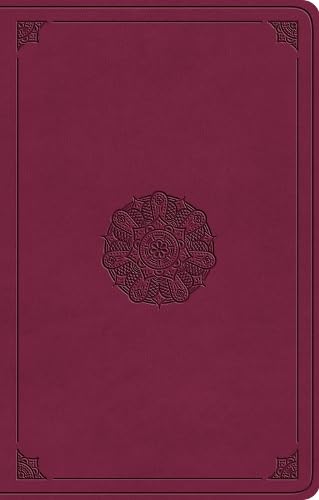 ESV Premium Gift Bible, Raspberry, Emblem Design