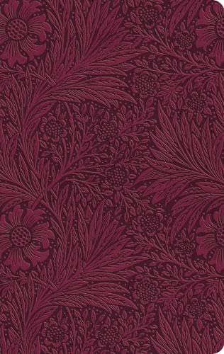 ESV Value Thinline Bible, Raspberry, Floral Design