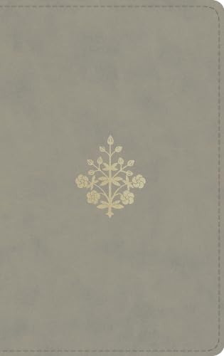 ESV Thinline Bible, Red Letter, Stone, Branch Design