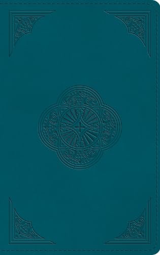 ESV Thinline Bible, Red Letter, Deep Teal, Rotunda