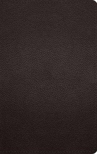 ESV Thinline Bible, Red Letter, Buffalo Leather, Deep Brown