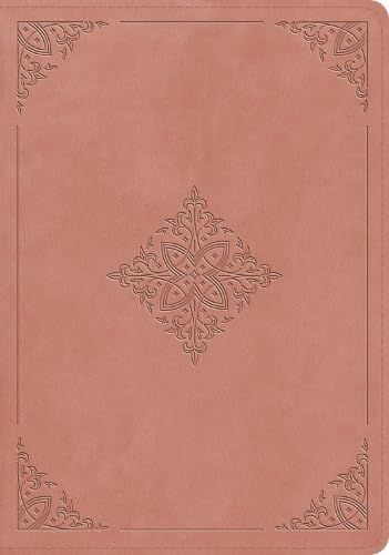 ESV Study Bible, Blush Rose, Fleur-De-Lis Design
