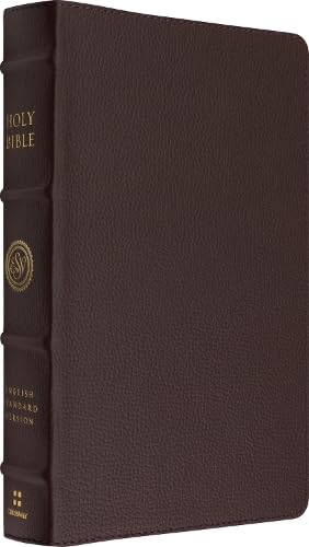 ESV Heirloom Bible, Alpha Edition, Calfskin, Mahogany