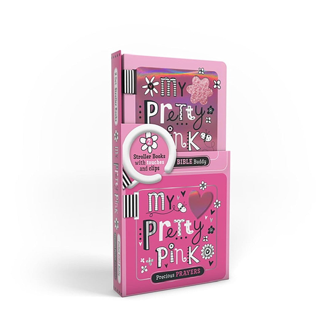 Shiny Vinyl Stroller Books Pink