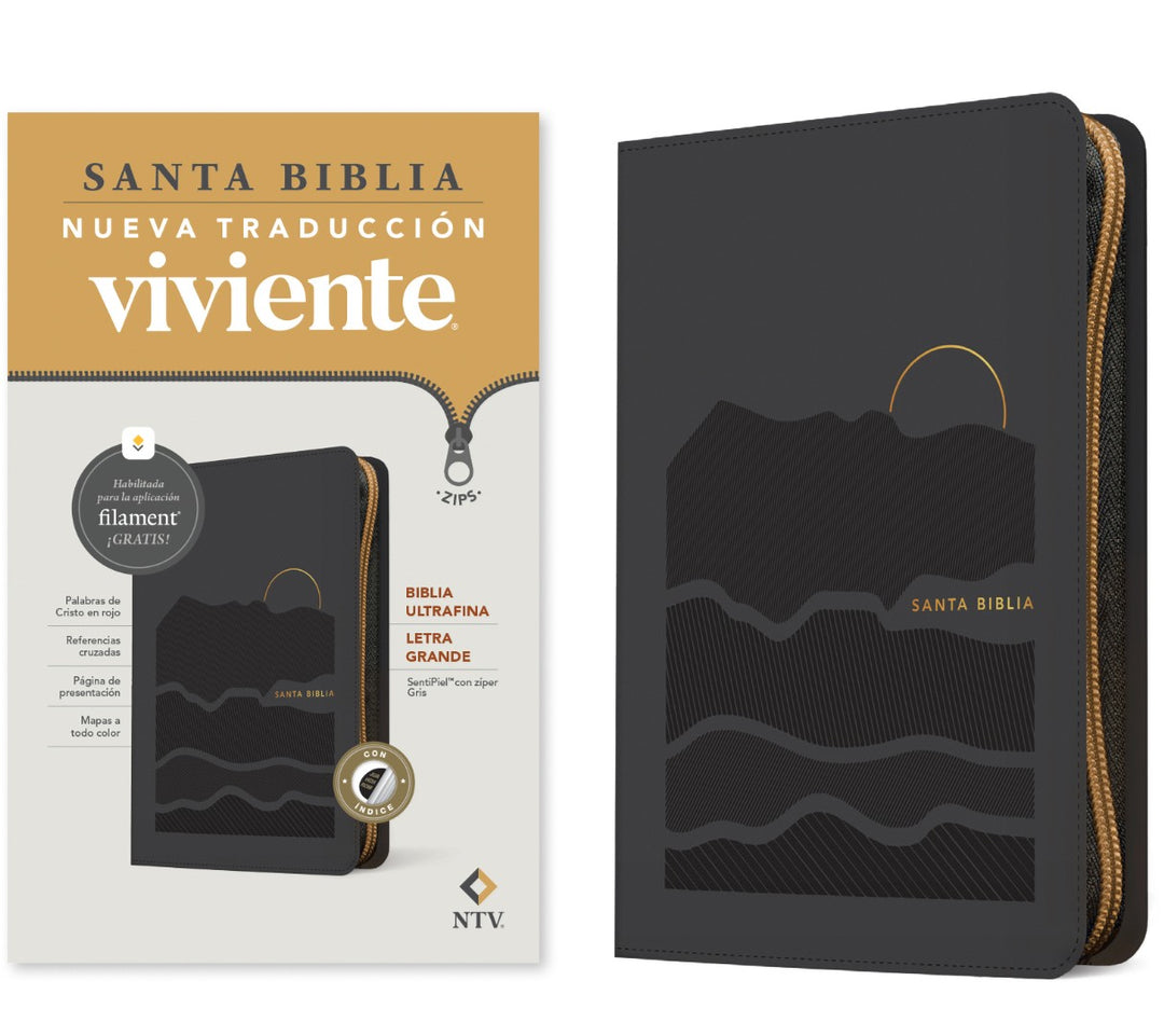 Biblia Ultrafina NTV, Letra Grande De Z Per Con Filament - Re-vived