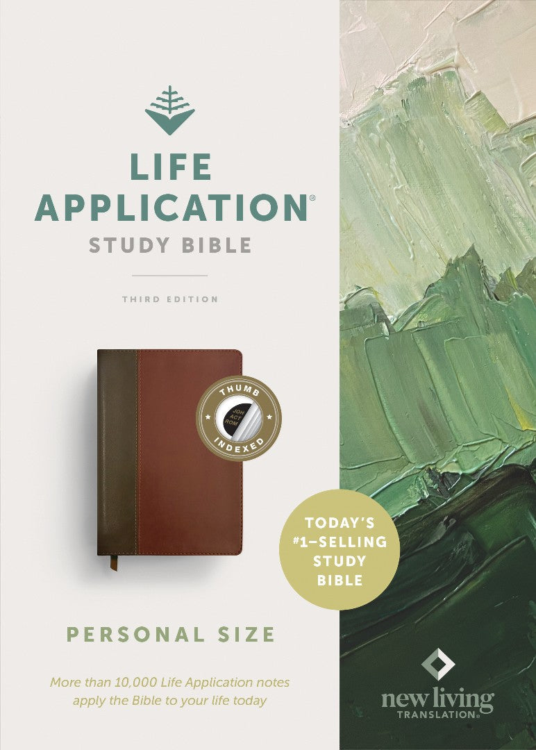 NLT Life Application Study Bible, Third Edition, Mahogany