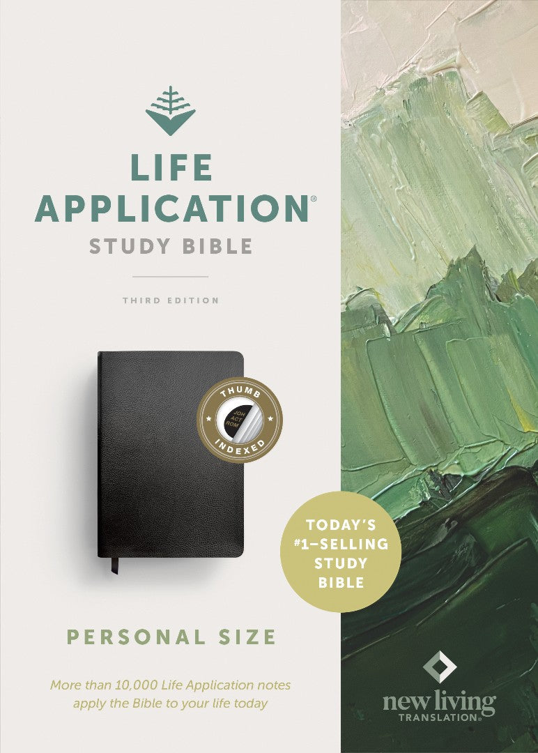 NLT Life Application Study Bible, Third Edition, Black
