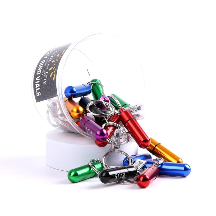 Keyring Oil of Joy Vial - 2 inch Small (Pack of 18)