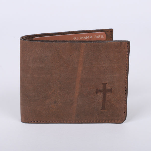 Men's Wallet Cross Buffalo Leather