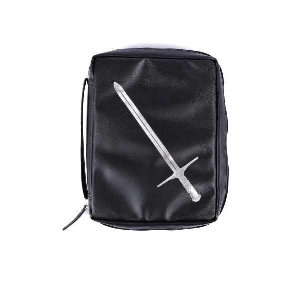 Bible Cover Sword of the Spirit Imitation Leather Large