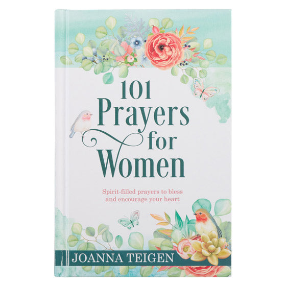 101 Prayers For Women Teal Hardcover Gift Book