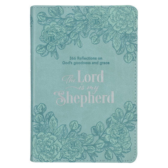 Lord Is My Shepherd Teal Faux Leather Devotional ,The