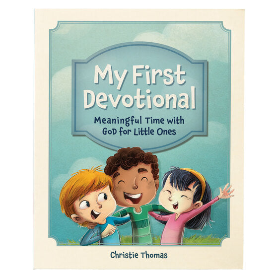 My First Devotional Teal Hardcover Devotional Book