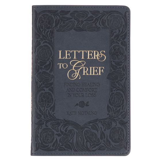 Letters To Grief Grey Faux Leather Gift Book