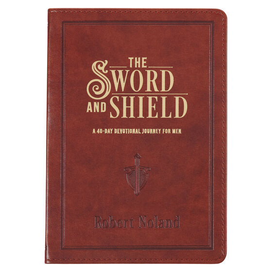 Sword And Shield Saddle Tan Faux Leather Devotional ,The