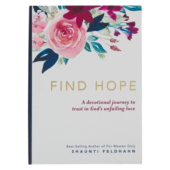 Find Hope White Hardcover Devotional