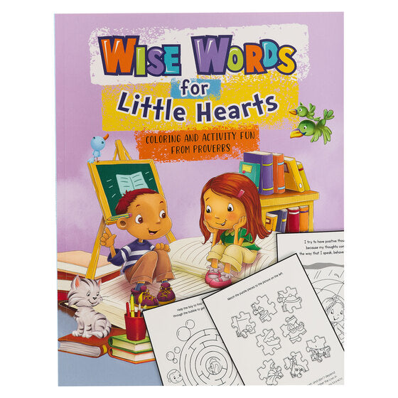 Wise Words For Little Hearts Activity Book