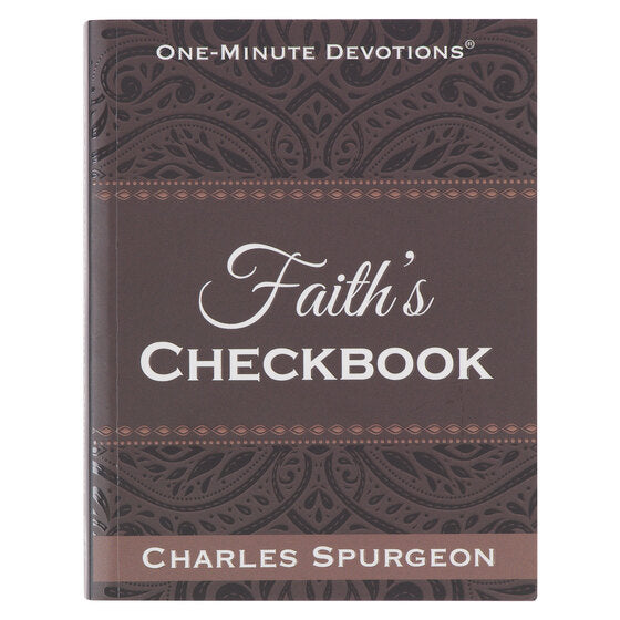 Faiths Checkbook Brown Softcover One-Minute Devotions
