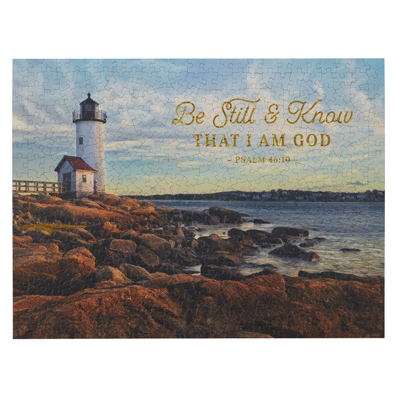 Be Still And Know 500-Piece Jigsaw Puzzle - Psalm 46:10 - Re-vived