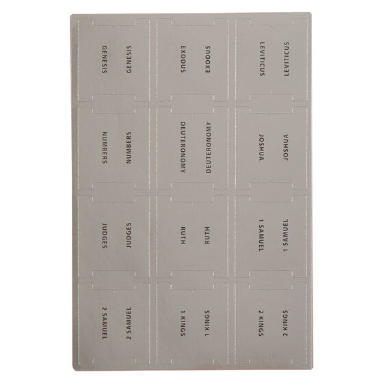 Bible Indexing Tabs For Silver Gilt-Edged Bibles - Re-vived
