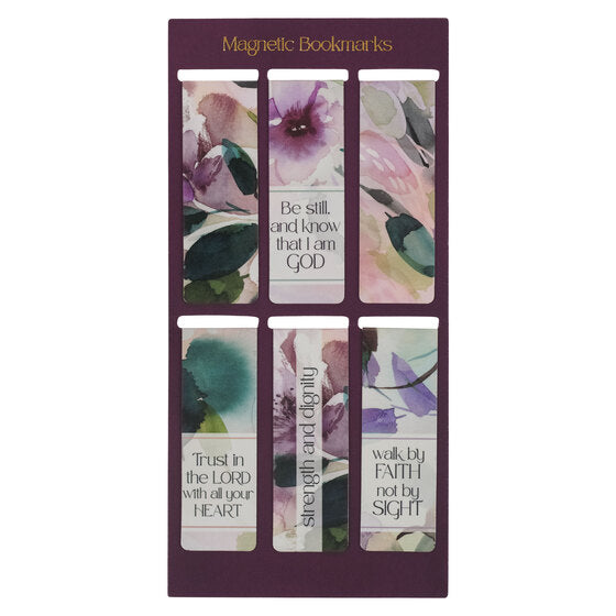Bloom Like The Flowers Magnetic Bookmark Set