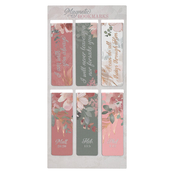 Assurance In Bloom Magnetic Bookmark Set