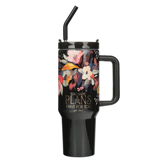 Plans 40Oz Tumbler With Reusable Straw - Jeremiah 29:11 ,The