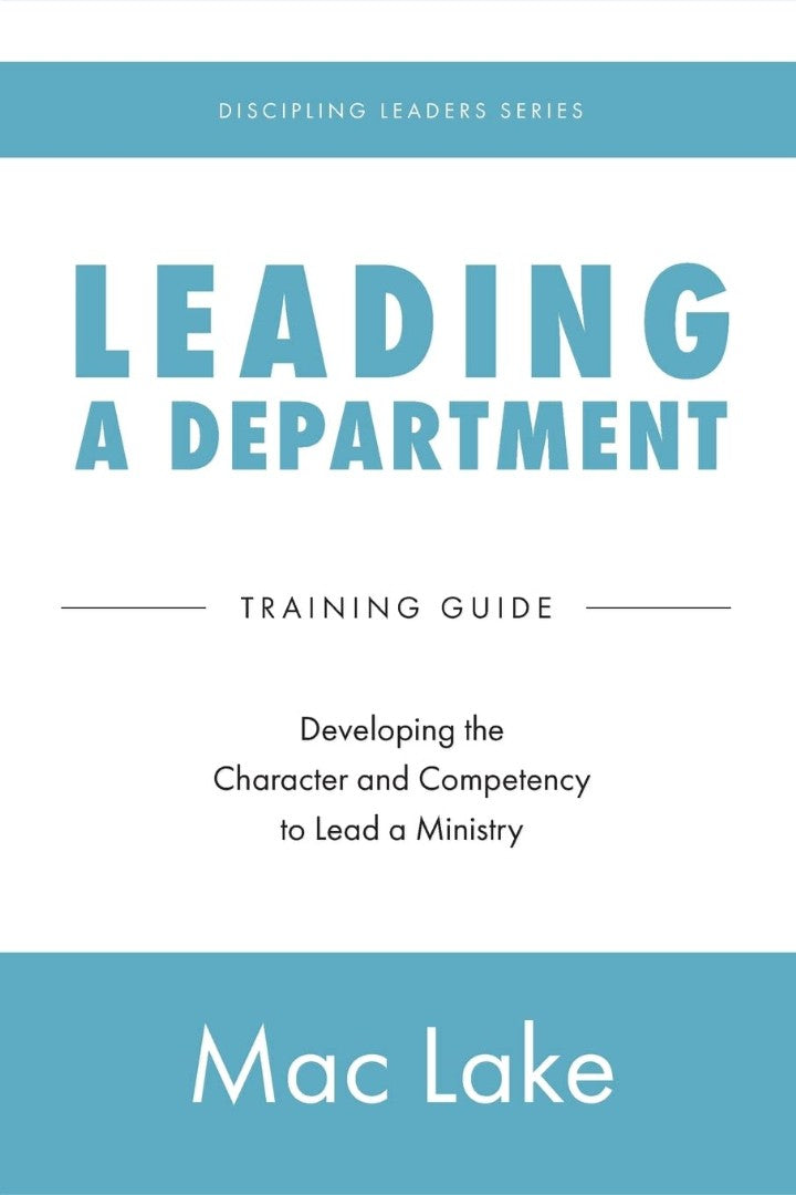 Leading a Department