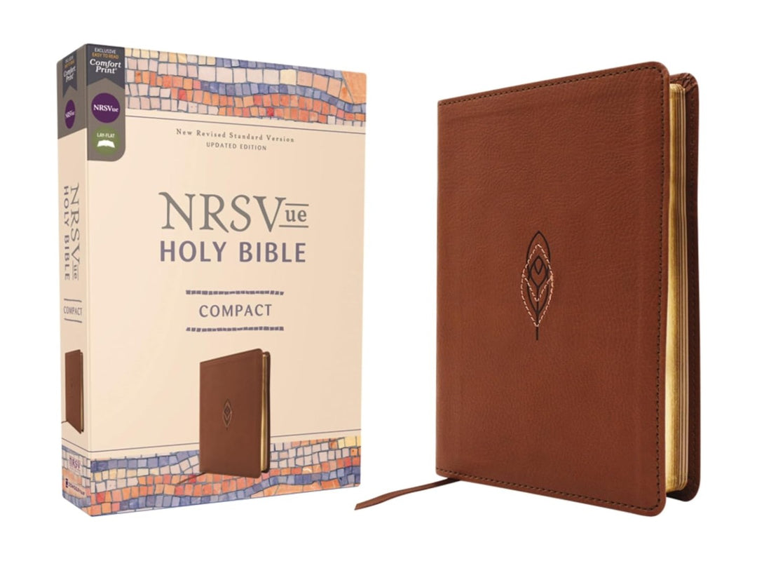 NRSVue, Holy Bible, Compact, Leathersoft, Brown