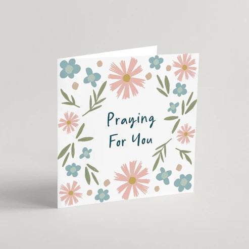Praying For You Greeting Card & Envelope